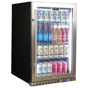 Schmick SK146R-HD 164L Black Under Bench Bar Fridge