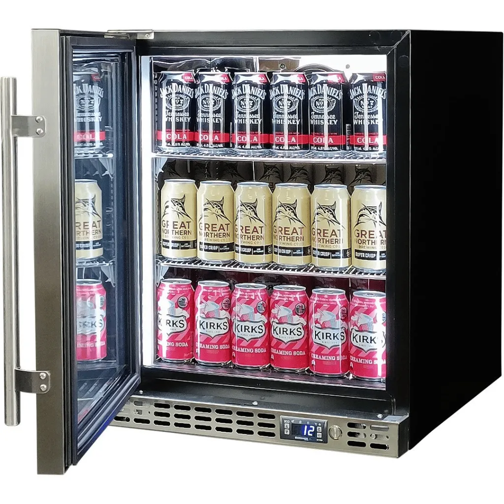 Schmick SK86L-HD 89L Stainless Steel Under Bench Bar Fridge