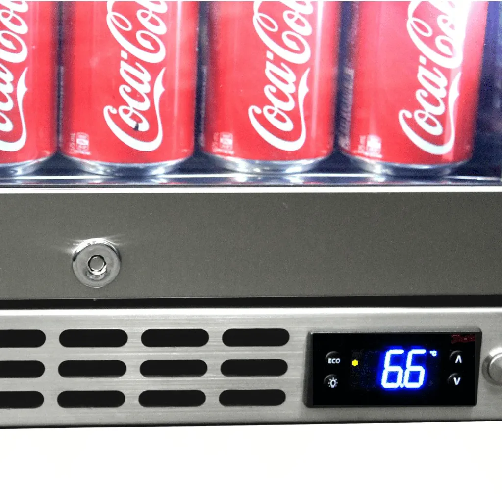 Schmick SK86L-HD 89L Stainless Steel Under Bench Bar Fridge