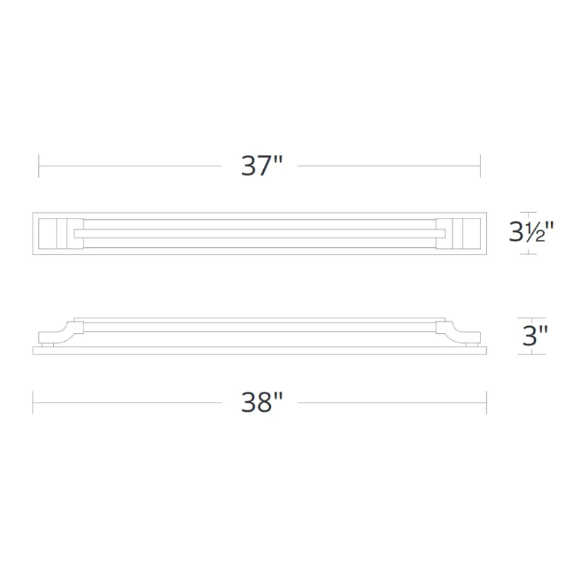 Schonbek Beyond BWS78238 Aberdeen 1-lt 38" LED Bath Light