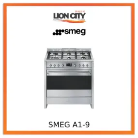 Smeg A1-9 Cooker with Gas Hob 90x60 cm Classica Aesthetic Smeg A1-9 Cooker with Gas Hob 90x60 cm Classica Aesthetic