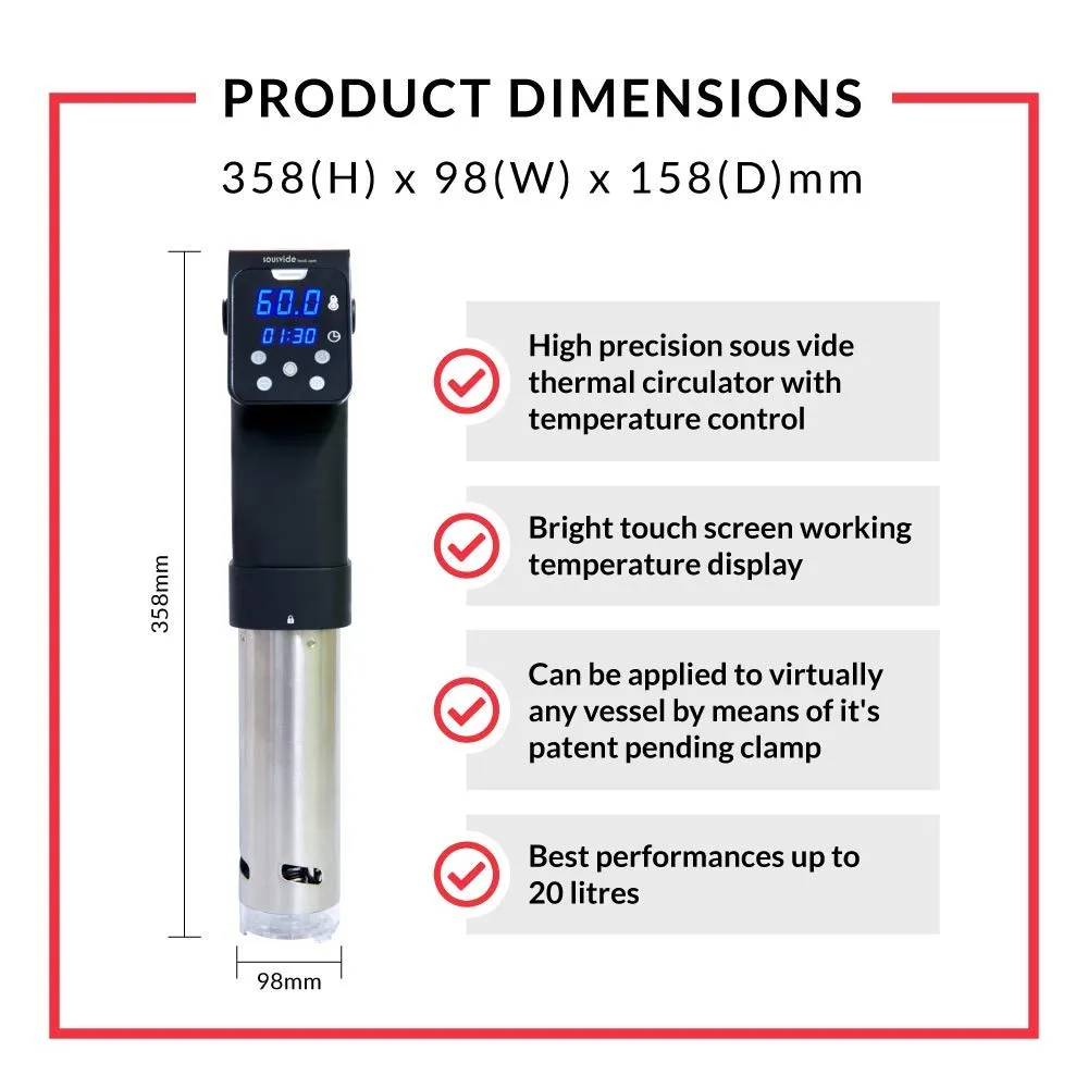 Sous Vide Tools iVide WIFI Sous Vide Cooker