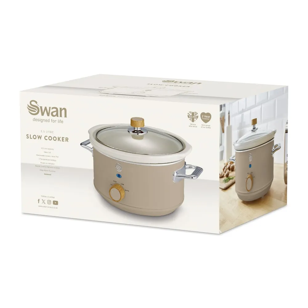 Swan 3.5L Nordic Slow Cooker
