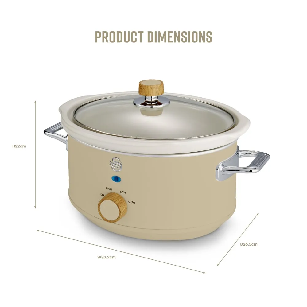 Swan 3.5L Nordic Slow Cooker