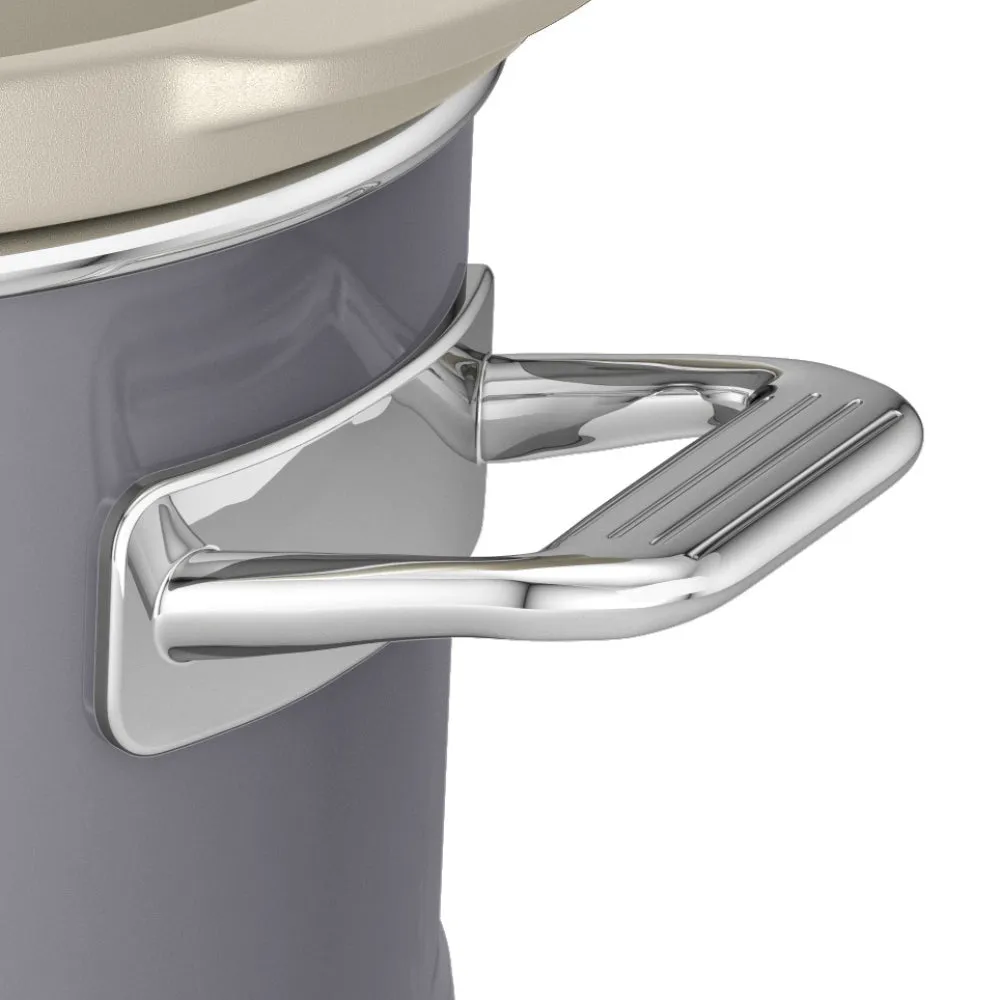 Swan Slow Cooker Retro Grey 3.5L  - Grey