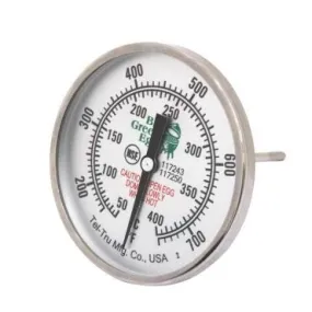 Tel-Tru® USA Made Temperature Gauge LARGE DIAL 3"/8cm (750°F / 400°C) (fits all except Mini)