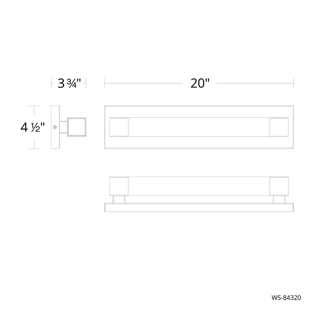 Terra LED Bath Bar