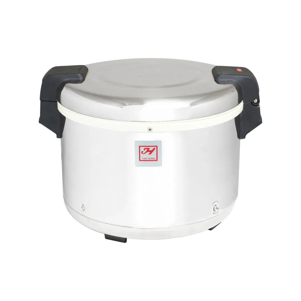 Thunder Group SEJ20000 15-1/2" dia. Stainless Steel 30 Cups Electric Rice Warmer, Silver, 100W