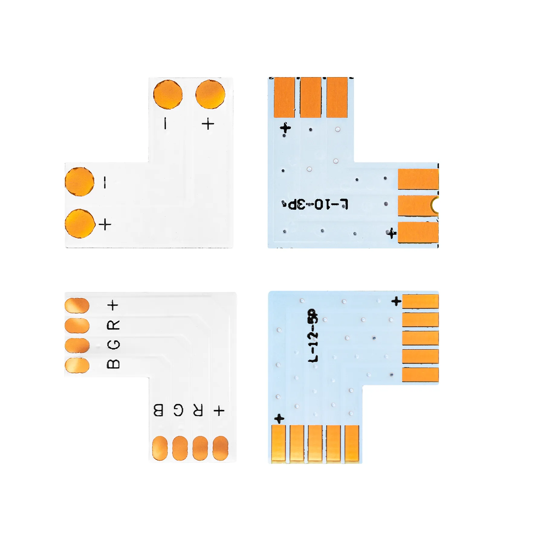 T/L/X PCB Shape Solderless Connector 2pin/3pin/4pin/5pin