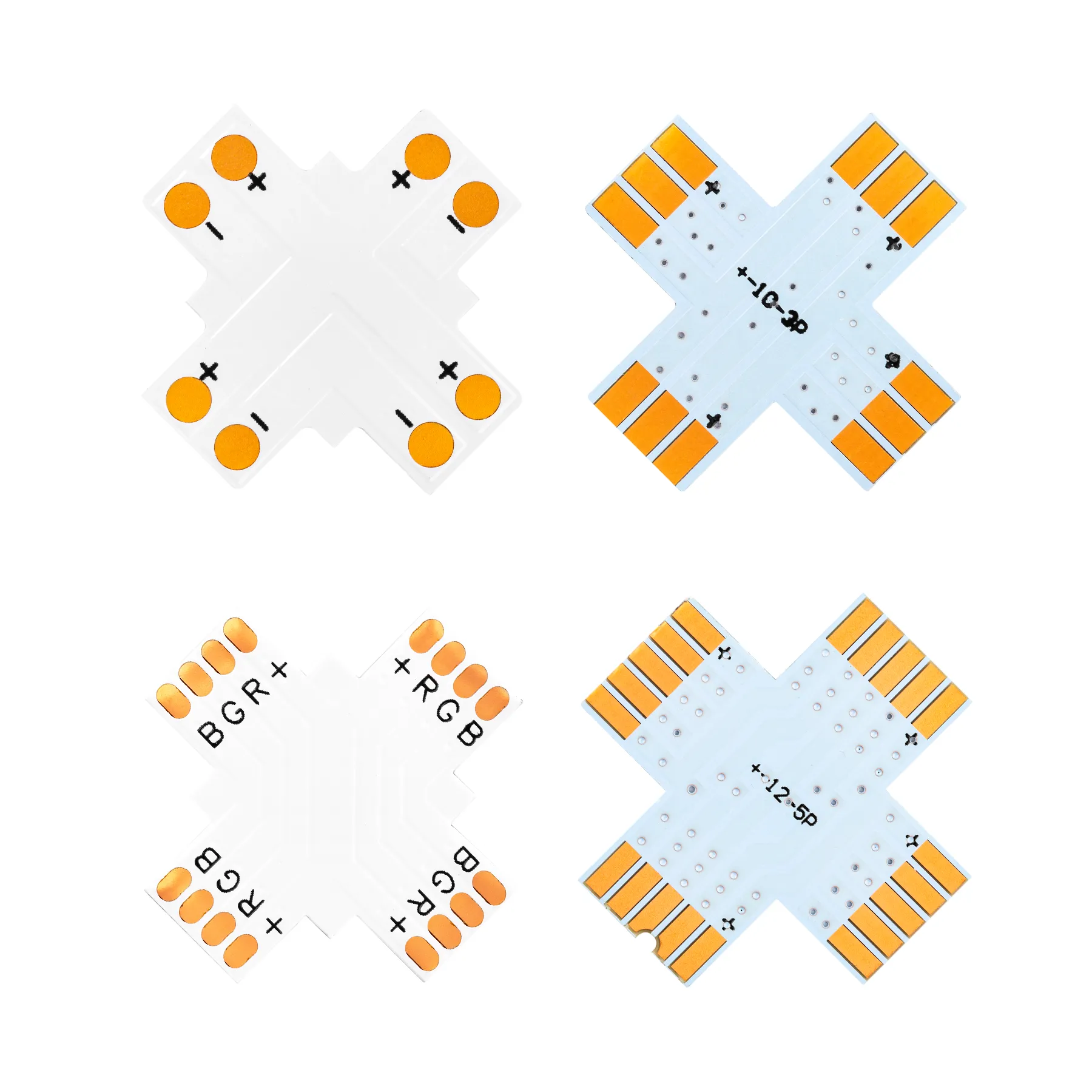 T/L/X PCB Shape Solderless Connector 2pin/3pin/4pin/5pin