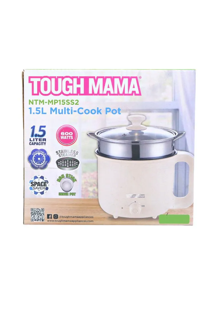 Tough Mama Multi-cook Pot 1.5L with Steamer