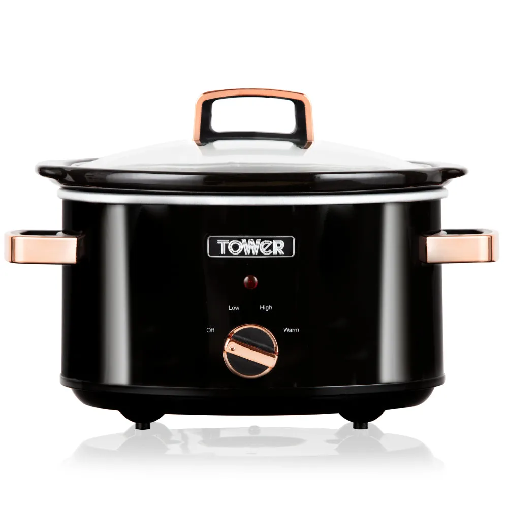 Tower Rose Gold Slow Cooker 3.5L  - Rose Gold