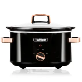 Tower Rose Gold Slow Cooker 3.5L  - Rose Gold