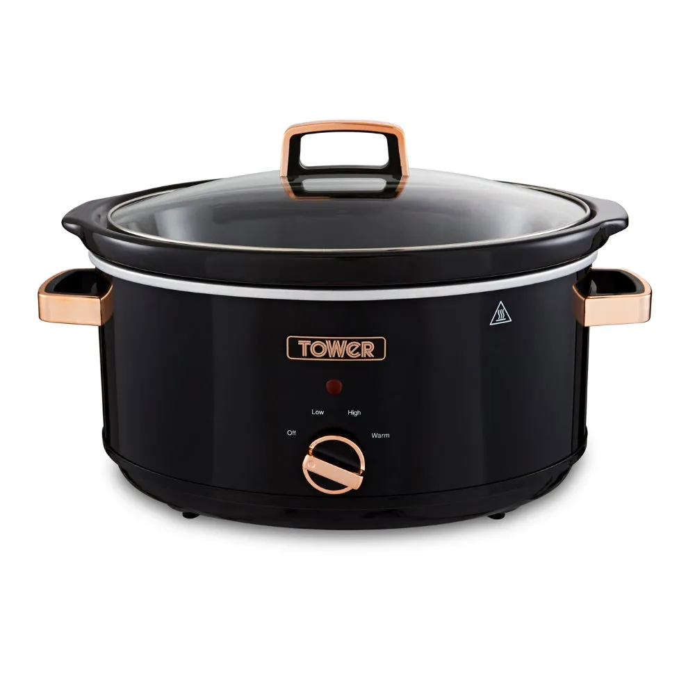Tower Rose Gold Slow Cooker 6.5L  - Rose Gold