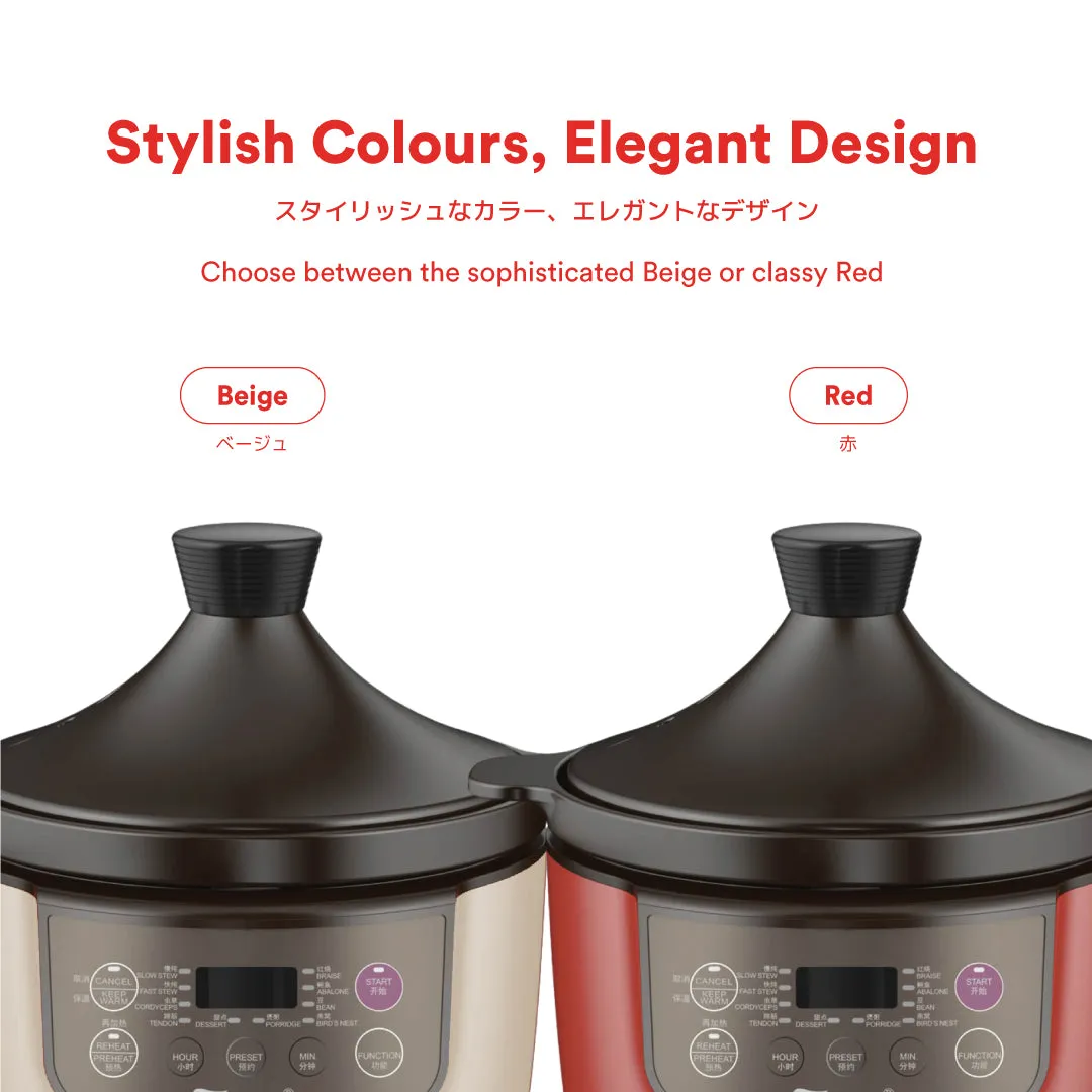 TOYOMI 4.0L Micro-com High Heat Stew Cooker HH 9080