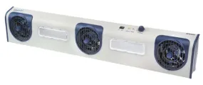 Transforming Technologies BFN803LED 3-Fan Overhead Ionizer with LED Task Light, 120V