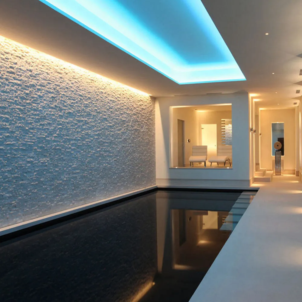 Tunable White LED Strip Lights, IP20, 16.4ft, Dimmable, 12V, SMD 2835, 120 leds/Meter, UL, RoHS Listed - 378 Lumens/ft with Power Supply and Controller (KIT)