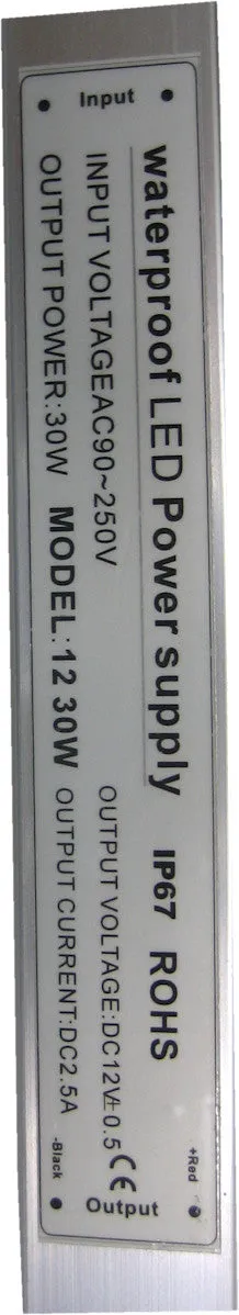 Under cabinet AC90-250V to 12 volt  LED Driver/power supply 2.5A PA-AD-LED