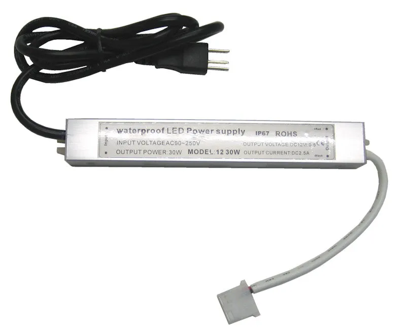 Under cabinet AC90-250V to 12 volt  LED Driver/power supply 2.5A PA-AD-LED