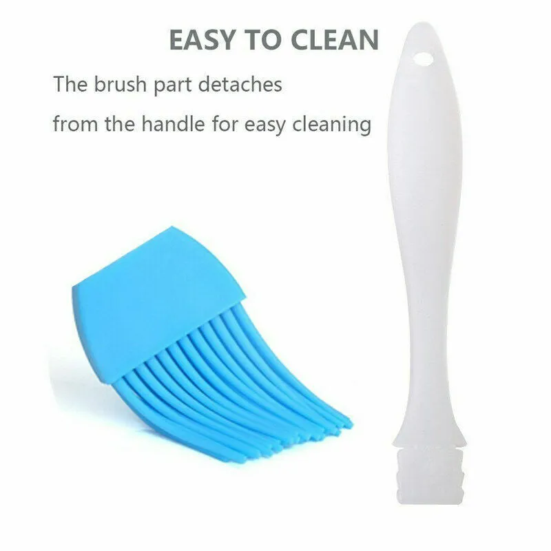 US 7~14 PCS Oil Brush Silicone Baking Pastry Cream For BBQ Basting Kitchen Party