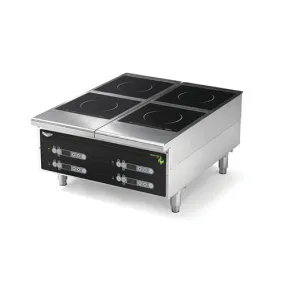Vollrath 924HIDC Cayenne Four Hob Heavy Duty Digital Countertop Induction Cooker / Range – 208V, 2500W