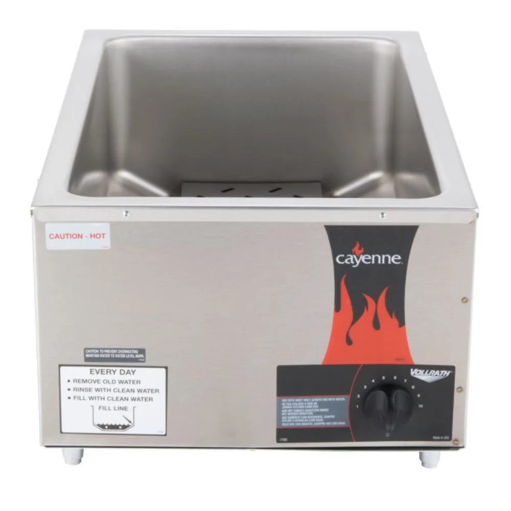 Vollrath Cayenne Full Size Food Pan Warmer, Heavy Duty 1440 Watt 120V