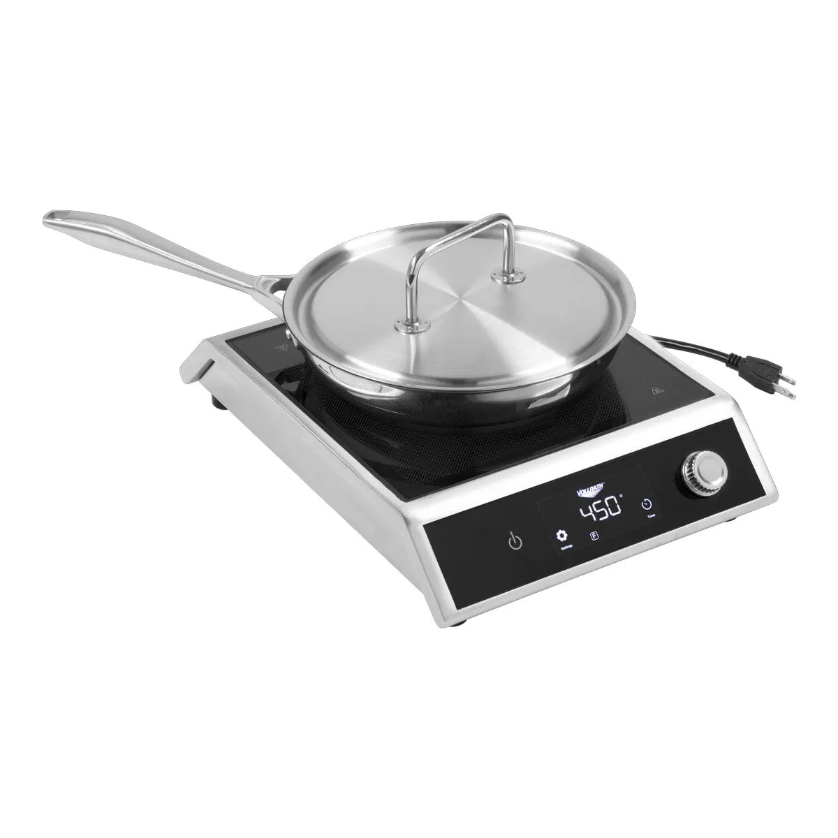 Vollrath MPI4-1440 4 Series Countertop Medium Power Induction Range w/ Control Knob, 1440 watts
