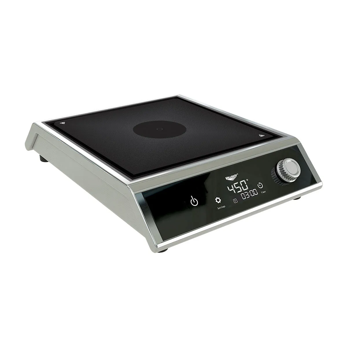Vollrath MPI4-1440 4 Series Countertop Medium Power Induction Range w/ Control Knob, 1440 watts