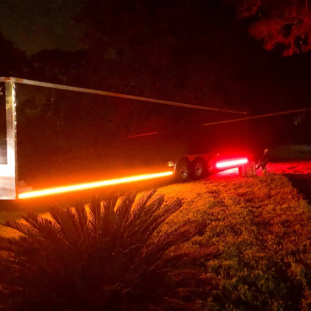 Waterproof Flexible Light Strip - IP68 - 12V Amber