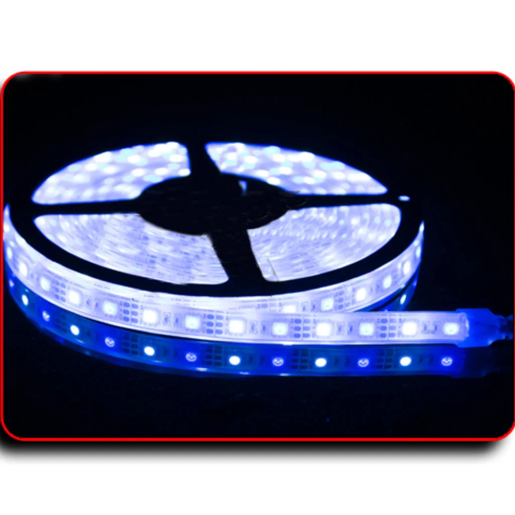 Waterproof Flexible Light Strip - IP68 - 12V Dual Color Blue   Cool White