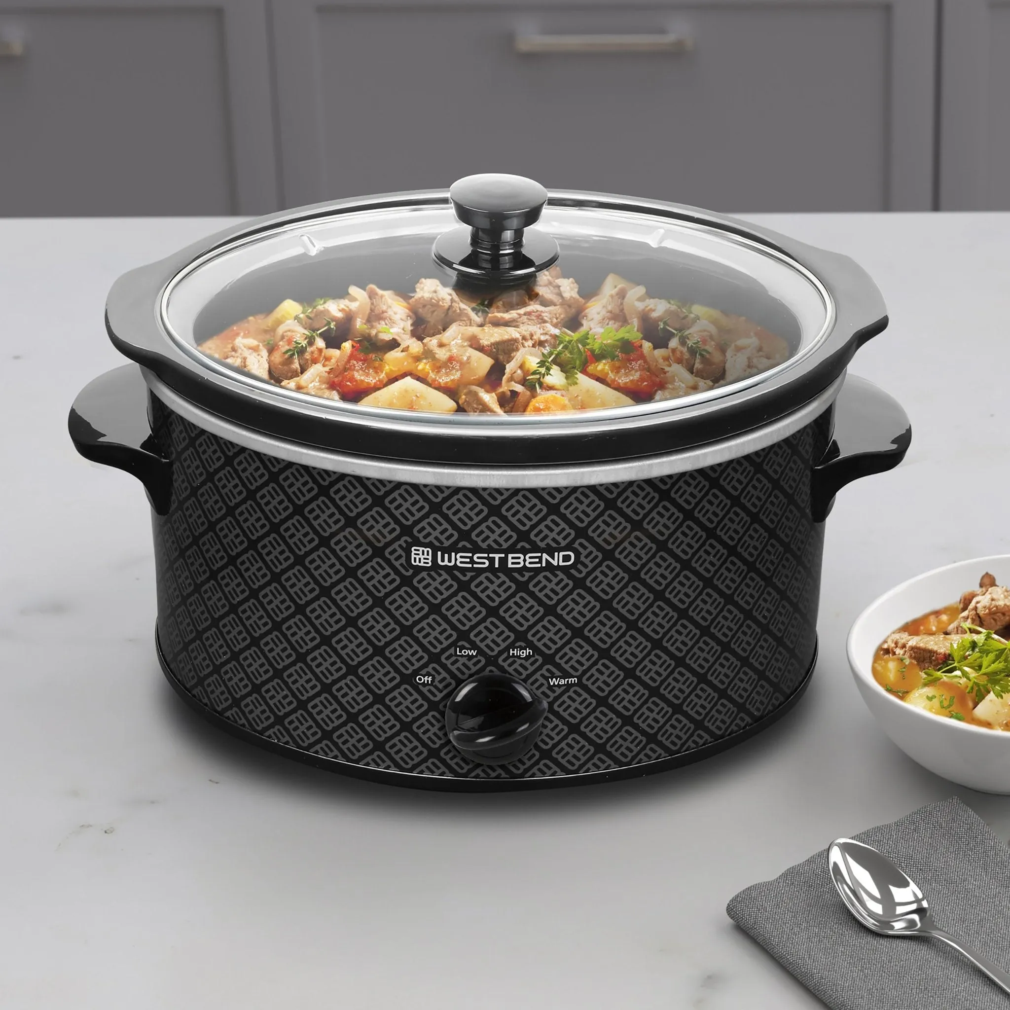 West Bend Pattern 4 Qt Slow Cooker