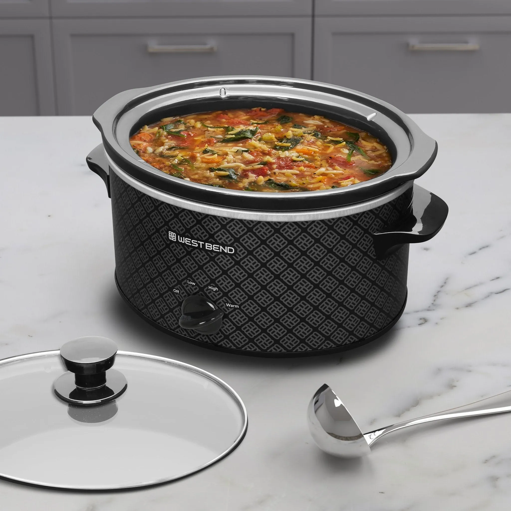 West Bend Pattern 4 Qt Slow Cooker