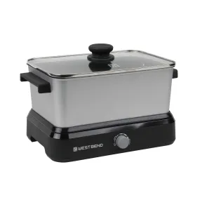 West Bend Versatility Slow Cooker, 6 Qt. Capacity