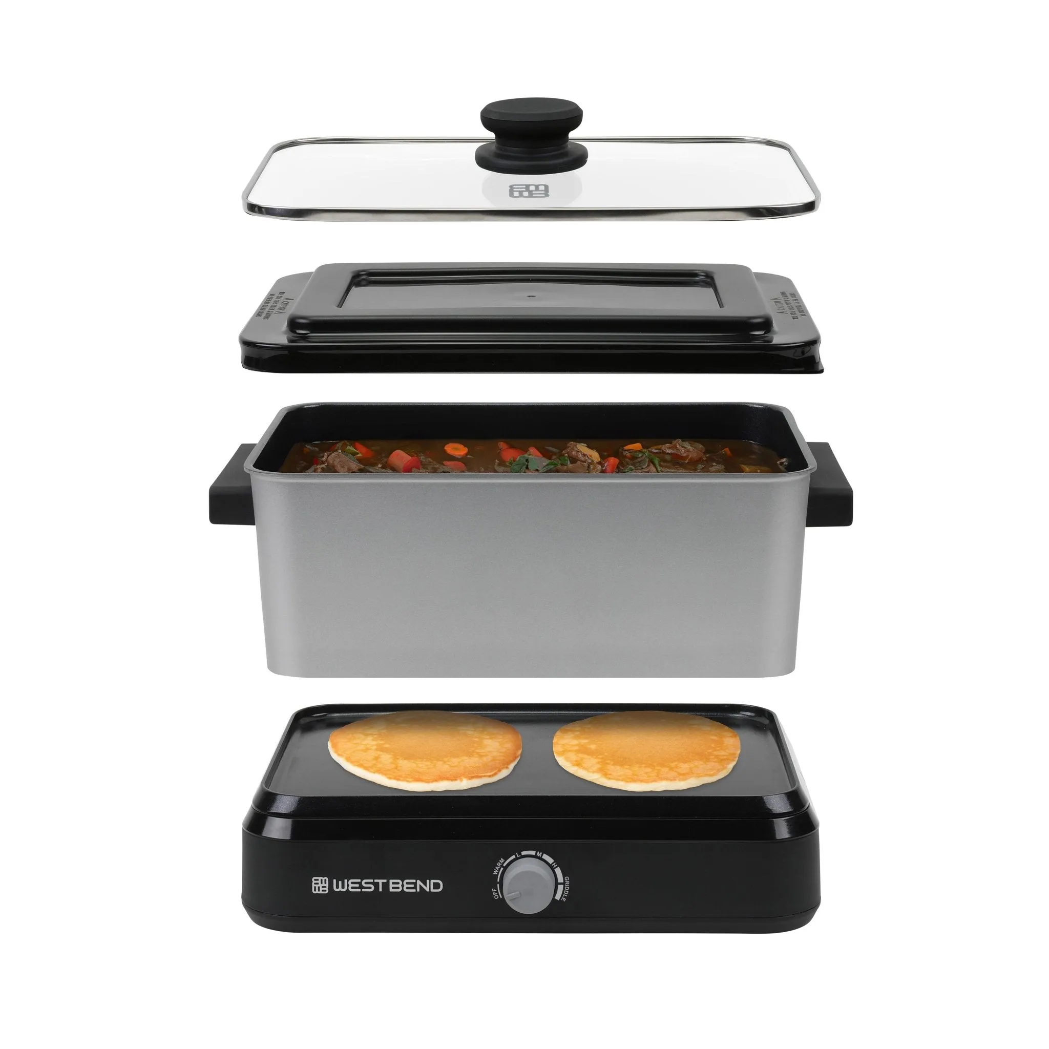 West Bend Versatility Slow Cooker, 6 Qt. Capacity
