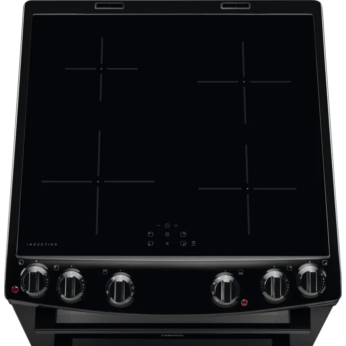 Zanussi ZCI66080BA Induction Electric Cooker with Double Oven