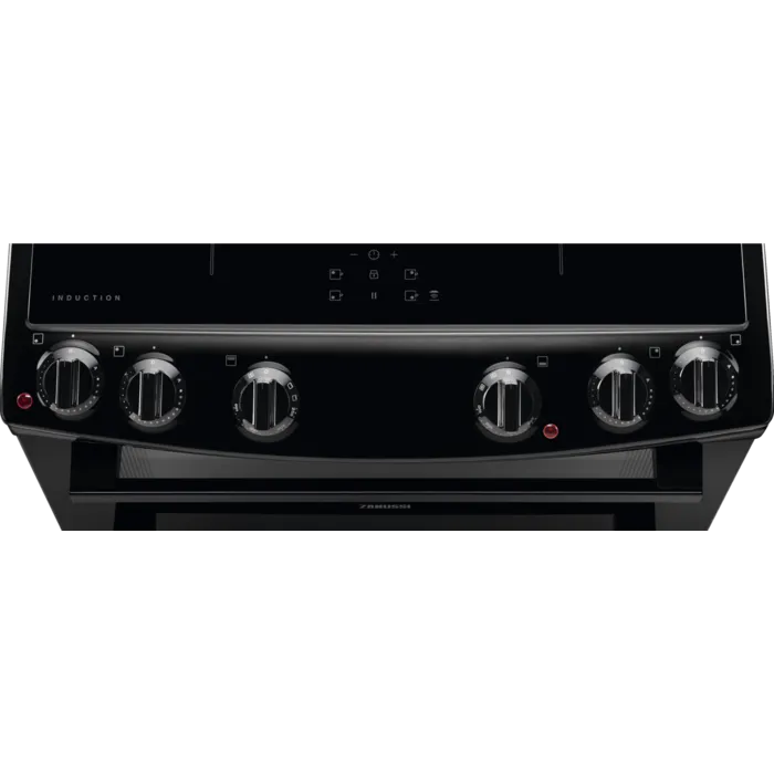 Zanussi ZCI66080BA Induction Electric Cooker with Double Oven