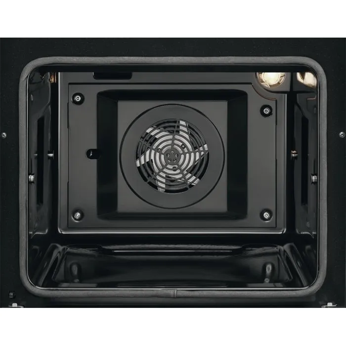 Zanussi ZCV66078XA Double Oven Cooker with Ceramic Hob - Stainless Steel