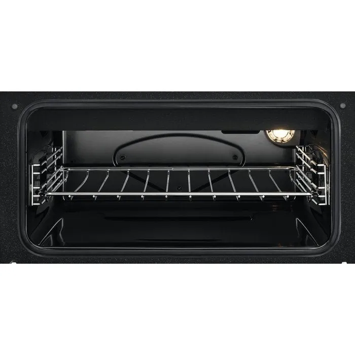 Zanussi ZCV66078XA Double Oven Cooker with Ceramic Hob - Stainless Steel