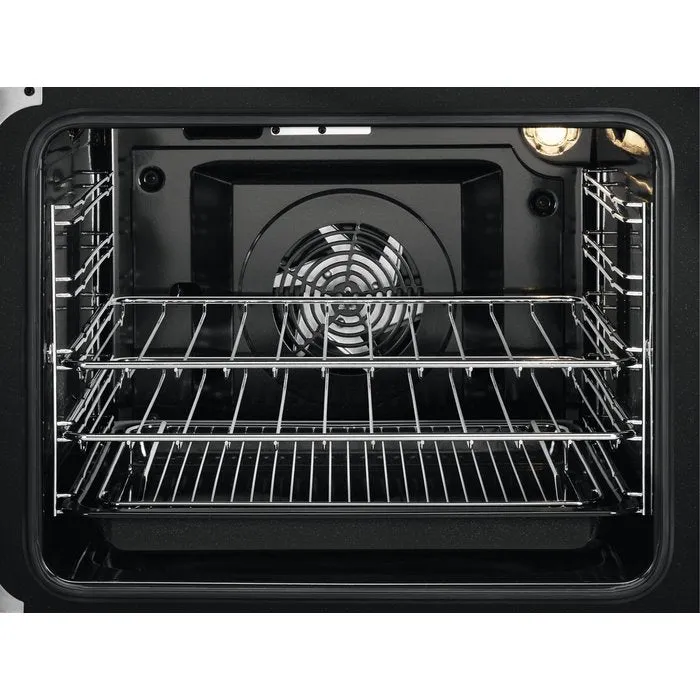 Zanussi ZCV66078XA Double Oven Cooker with Ceramic Hob - Stainless Steel